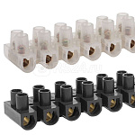 Колодка клеммная 1х4мм.кв. NTB-UPE-S12-3/WH Navigator (полоска 12 клемм) 