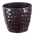 Кашпо Камни 4,8л D220мм коричн. М3174