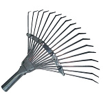 Грабли веерные проволочные оцинкованные 18 зуб.