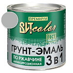 Грунт-эмаль по ржавчине 3 в 1 серая ВИТ color/ВИТ колор  2,6 кг.
