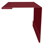 Угол наружный 50х50х2000 красное вино RAL3005