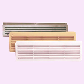 Решетка вент. дверная 450х130мм белая П4513ДП 