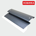Шпатель-правило DECOR 400мм смен. лезвие 0,5, нерж.