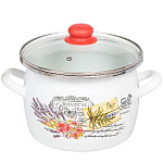 Кастрюля эмал.  2,5л сфера Прованс 1-2425112