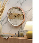 Часы настенные, кварцевые, 30 см, тихий ход, кругл, полимер, Y4-6869