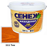 Средство защитное д/древесины "Сенеж Аквадекор", Х2 тик 2,5 кг.