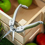 Секатор 180мм Worth лезвие плоскостное, алюм., резина