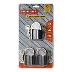 замок Навесной ВС2-27х3 АЛЛЮР МАСТЕР КЛЮЧ набор из 3 замков