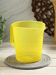 Кружка мерная (желтый цвет)