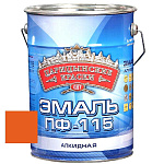 Эмаль оранжевая ПФ 115  5 кг.