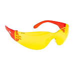 Очки защитные MAXPILER MSG-302 (поликарбонат, желтые, покрытие super, повыш. контраст, мяг.носоупор)