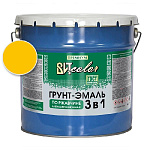 Грунт-эмаль по ржавчине 3 в 1 желтая ВИТ color/ВИТ колор 10 кг.
