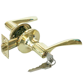 Ручка-защелка AVERS 8023-01-G (золото ) с ключом