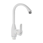 Смеситель д/кухни BRIMIX  шаровый, боковой, из высокопрочного пластика АБС, белый