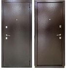 Дверь метал. 860х2050х70мм. правая ТАЙГЕР Хит Плюс 2 Мет/Мет (антик. медь)