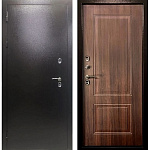 Дверь метал. 960х2050х107мм. левая ЭКОТЕРМАЛЬ Антик Медь/Орех бренди МДФ