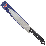 Нож кухонный Daniks Классик YW-А111-UT шеф-нож, нерж. сталь, 20см,  рукоятка пластик