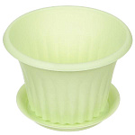 Горшок д/цветов Idea Кэрол 1,5л 18х12см мятный М3156