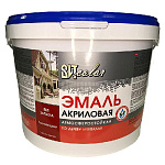 Эмаль акриловая полуглянцевая универсальная зеленая RAL 6029 ВИТ color 10кг.