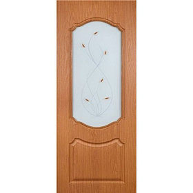 Дверной блок ДО Мечта Миланский Орех 2,1х0,7 (2,0х0,6) ПВХ 3Д с коробкой 