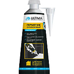 Герметик силиконовый  ULTIMA санитар. белый. 80 мл в блистере