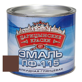 Эмаль шоколад ПФ 115   1,8 кг.