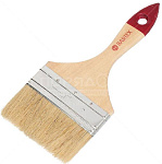 Кисть плоская BARTEX Любитель 4" (100мм) дер. ручка 