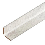Уголок МДФ универсальный Абсолют Бетон белый 2620*25*25мм