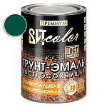Грунт-эмаль быстросохнущая универсальная зеленый мох RAL 6005 ВИТ color/ВИТ колор  0,8 кг.