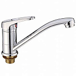 Смеситель д/кухни (средний нос) с гайкой L4513-2, хром