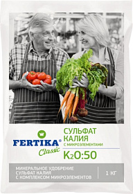 Удобрение Сульфат калия 1кг Фертика