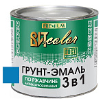 Грунт-эмаль по ржавчине 3 в 1 светло-голубая ВИТ color  1,8 кг.