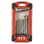 Набор сверл по бетону P.I.T.10 предметов (ASET02-010A)