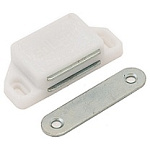 Магнит мебельный L-60 h-15 белый