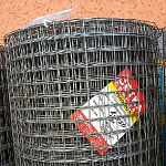 Сетка сварная в рул. ячейка 25*50 разм. 1,5х50м (1,4 мм)