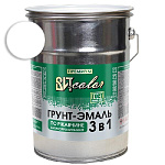 Грунт-эмаль по ржавчине 3 в 1 белая ВИТ color/ВИТ колор  5 кг.