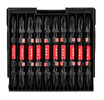 Бита ударная двусторонняя магнитная P.I.T. PH2-PZ2x65мм, IMPACT, торсион, 10 шт, кейс (ASDR03-065CA)