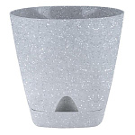 Горшок д/цветов InGreen Amsterdam 1,35л 14см светлый камень