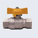 Кран шаровый газ. вн.-вн. DN-15 баб. Галлоп