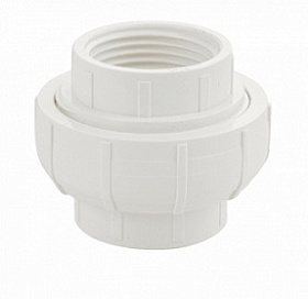 Муфта американка 1/2" полипропиленовая, из АБС пластика