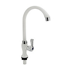 Кран BRIMIX на одну воду, металлокерамика, из высокопрочного АБС, белый