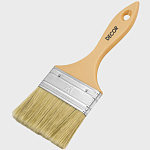 Кисть плоская Воскресенье 100х14мм, светлая смешанная щетина, пластик. ручка 