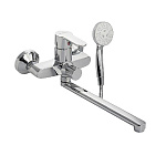 Смеситель д/ванны BRIMIX длинный излив, шаровый,  из высокопрочного АБС пластика, хром