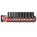 Набор головок торцевых ударных P.I.T. ADVANCE HSTL01-0010 (10шт, 1/2", HEX 10-24мм, 78мм, 42CrMo)