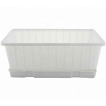 Ящик для цветов балконный 4,5л Классик 31см мраморный