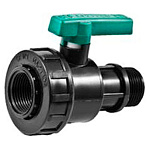 Кран шаровый 1 1/4"-1" г/ш ПЭ