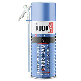 Пена монтажная быт. KUDO HOME 15+ (0,52л) всесезонная