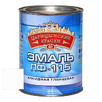 Эмаль белая ПФ 115   0,8 кг.