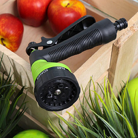 Пистолет для полива Grandy 6 режимов, быстросъемный JS-9136