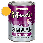 Эмаль желтая ПФ 115 ГОСТ ВИТ color/ВИТ колор  0,8 кг.